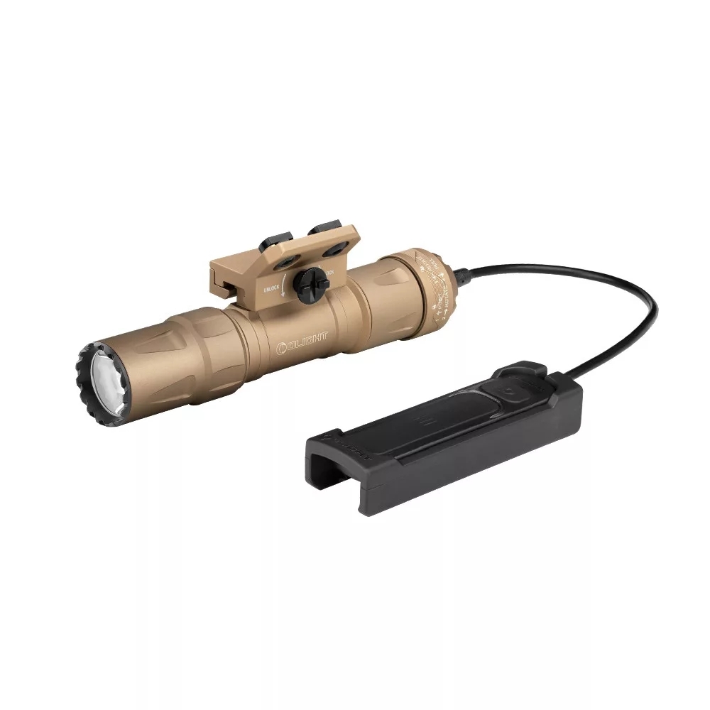 OLIGHT pušková svítilna ODIN S 1500 lm, M-LOK verze – Písková