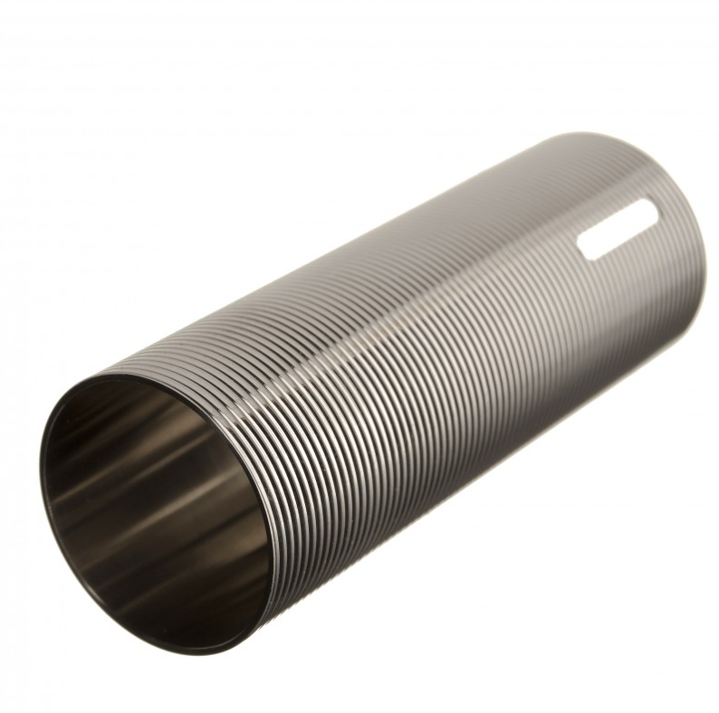 AirsoftParts AEG žebrovaný válec – S otvorem (200–400 mm)