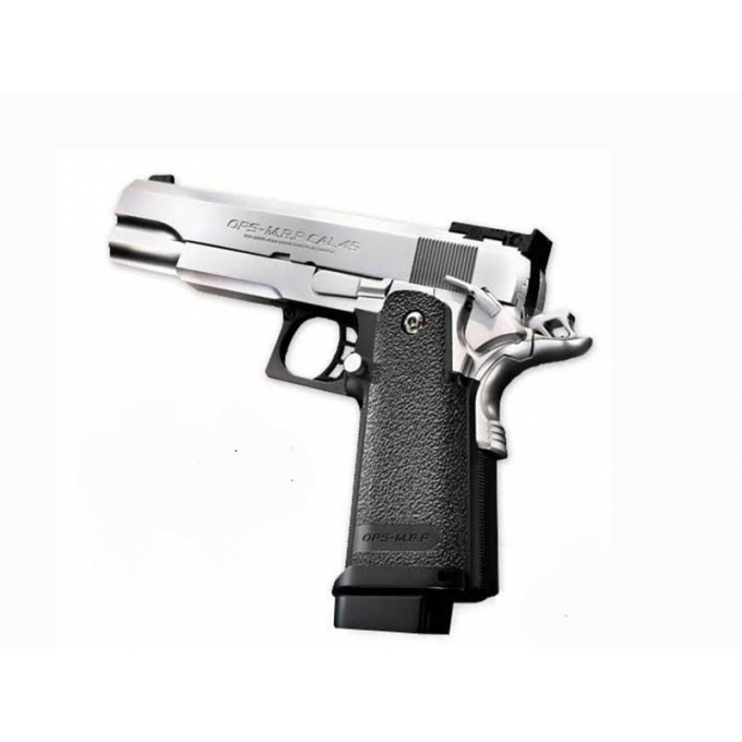 Tokyo Marui - TM GBB gas pistol Hi-Capa 5.1 - Silver (Chrome | ANAREUS