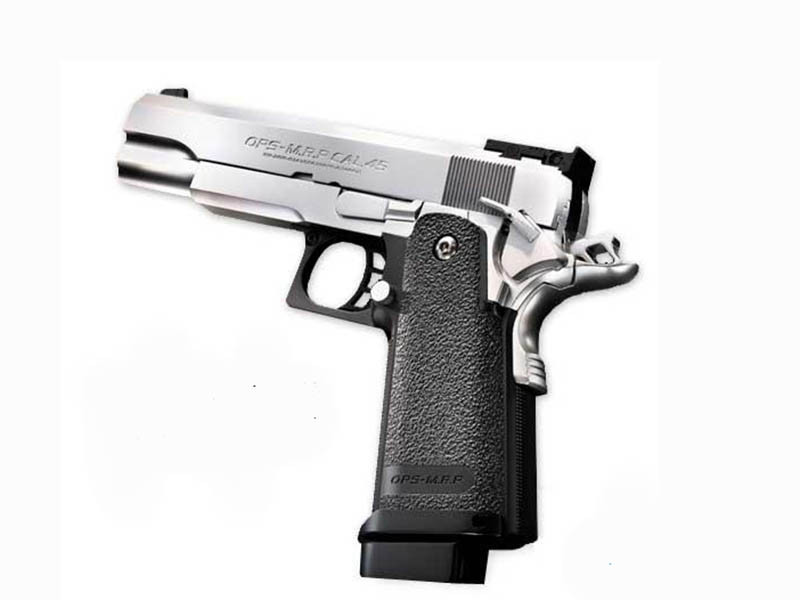 TM GBB plynová pistole Hi-Capa 5.1 - Stříbrná (Chrome Stainless)