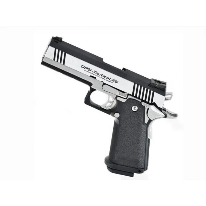 TM GBB gas pistol Hi-Capa 4.3 Custom - Silver (Dual Stainless)