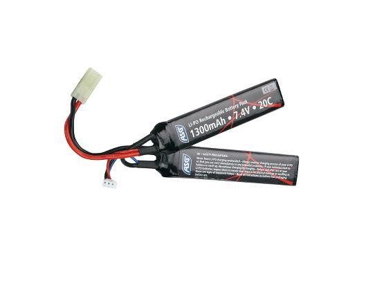 ASG ASG Li-Pol baterie 7,4V 1300mAh, 20C, tamiya - Nunchuk