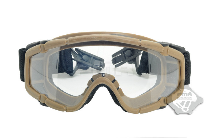 Levně FMA FMA SI ochranné brýle s montáží na helmu OPS FAST - pouštní