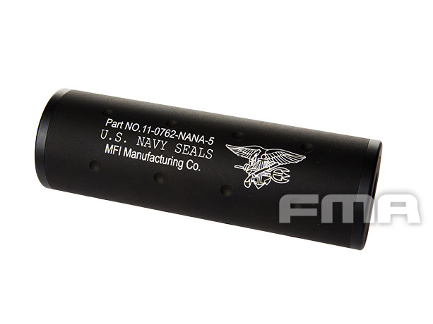 FMA tlumič U.S. Navy Seals Type 35x107 mm - Černá