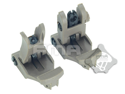 FMA Set plastových sklopných mířidel 71L, pískový