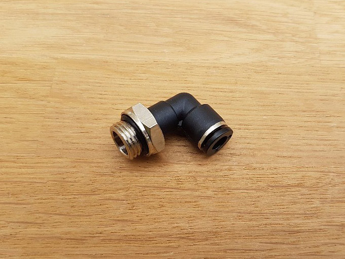 RetroArms 6mm HPA spojka (koleno 90°) – Závit G 1/4"